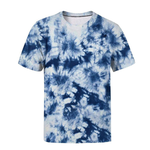 Ropa de Moda Masculina, Camiseta de Cuello Redondo de Algodón 100% de Alta Calidad, Estilo Oversize, Tie Dye, para Hombre, Venta al Por Mayor, Estilo Urbano - Product Image 5