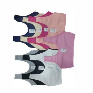 Soutien-gorge en coton 100% tricoté doux pour femme taille S à 6XL avec logo sur les bretelles - Product Image 5