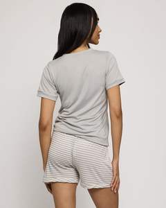 Ensemble court personnalisé pour femmes, été, 2 pièces, ensemble de t-shirt à manches courtes imprimé unisexe, shorts pour hommes - Product Image 3