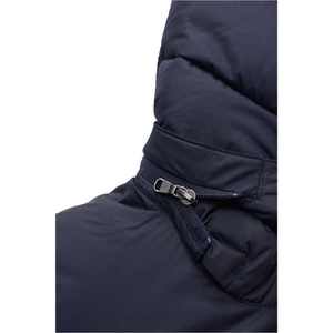 Blouson matelassé décontracté pour homme, personnalisé, de haute qualité, avec capuche, imprimé à pois bleus et lettres, coupe-vent, respirant, style streetwear - Product Image 3