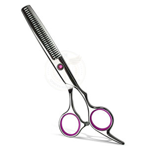 Tijeras de Barbero Rectas de Acero Inoxidable Personalizadas a Bajo Precio para Peluquerías - Alta Calidad para Uso Adulto - Product Image 1