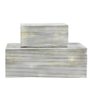 Boîte de rangement pour bijoux en os de chameau et MDF avec motif drapeau américain pour la décoration de la maison, utilisation de Noël, tailles personnalisables - Product Image 3