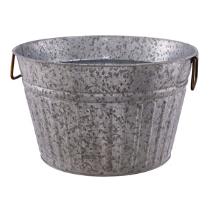 Elegance Design intérieur ou extérieur occasions Bac à glace en métal martelé forme ovale pour les fêtes Refroidisseur de vin Bière Glace Pack de refroidissement - Product Image 4