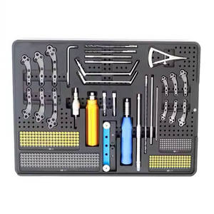 Juego de Implantes TPLO de Acero Inoxidable Dafinki 2.0/2.4/2.7/3.5mm, Instrumentos Multiaxiales AO, Placas Veterinarias con Bloqueo, Tornillos Surgiright - Product Image 1