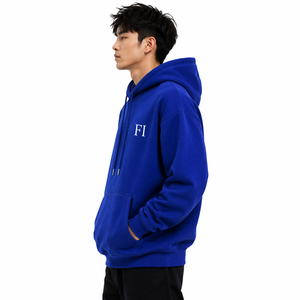 Sweat-shirts à capuche pour hommes OEM, en molleton de coton premium, coupe décontractée, style streetwear, pour l'hiver, personnalisables, vente en gros, direct usine - Product Image 2
