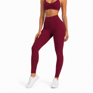 Ensemble de yoga 2 pièces pour femmes, soutien-gorge de sport, leggings taille haute, ensemble de vêtements de sport sans couture pour la salle de sport, la remise en forme, l'entraînement, le pilates - Product Image 1
