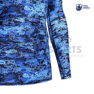 <b>Compression</b> <b>Shirt</b> Soft Breathable Slim Fit Comfortable Professional Sportswear Lightweight Fitness <b>Custom</b> <b>Design</b> Men Rash Guard - Product Image 6