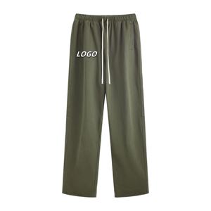 Pantalon de survêtement homme surdimensionné et ample, coupe large, personnalisé, délavé à l'acide, 380 g/m², uni - Product Image 1