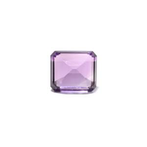 Loose Amethyst Gemstone 9.9 Carat Emerald Cut Natural Raw Stone for Fine Jewelry - Product Image 2