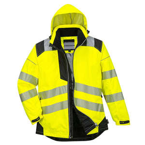 Customized Working Safety Jacket for Workers with High Quality Zipper Canvas Fabric <b>Quilted</b> Design and Front Logo - Product Image 1