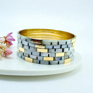 Best Selling Women's Dark Green Christian Bone Bangle Painting Bracelets <b>resin</b> bangles - Product Image 1