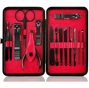 7 in 1 Professional Luxurious Stainless Steel Manicure <b>Pedicure</b> Kit with Custom Logo and Beauty <b>Tool</b> Case - Product Image 4