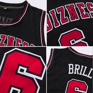 Maillot de basket personnalisé noir en mesh avec nom et numéro, débardeur uniforme d'équipe pour l'entraînement sportif - Product Image 3