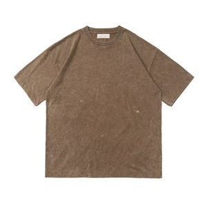 T-shirt Homme Personnalisé en Coton Délavé à l'Acide, Coupe Oversize Vintage, T-shirt Vierge en Coton Épais pour Homme, T-shirt de Créateur, T-shirts de Luxe - Product Image 6