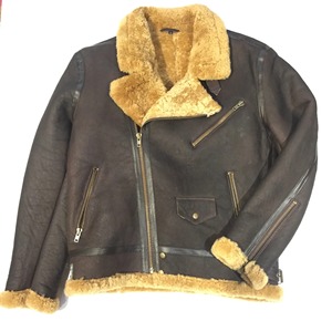 Men's Genuine Leather Shearling <b>Jacket</b> Premium Fur <b>Lined</b> Winter Aviator Coat Comfortable Durable Warm Fashion Outerwear - Product Image 1