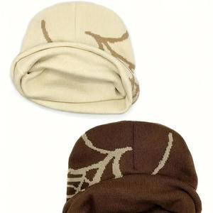 Bonnet en laine tricoté personnalisé de haute qualité pour hommes et femmes, motif original, idéal pour l'hiver, la plage et les occasions professionnelles - Product Image 4