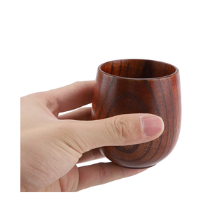 Handmade Creative Wooden tea <b>Cup</b> Popular Design Eco-Friendly Coffee Tea Server Tea <b>Saucers</b> With Handle & Cheap Price - Product Image 2