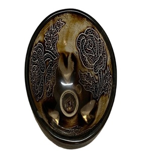 ชามสลัดทำด้วยมือทำจากเรซินปรับขนาดได้สีด้านบนของการแล่นเรือใบศิลปะอินเดียสำหรับทุกฤดูกาลยาทาเล็บที่เป็นมิตรกับสิ่งแวดล้อมสำหรับ6-10 - Product Image 4