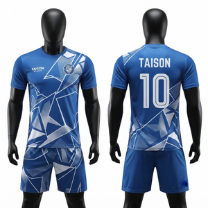 Uniforme de Fútbol para Hombre, 160 GSM, Poliéster Premium Interlock, Amarillo y Negro, Panel Geométrico, Sublimación Personalizada, Bordado, Transferencia Térmica - Product Image 6