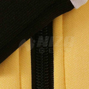 เสื้อแจ็คเก็ตแทร็คสีเหลืองขาวสำหรับผู้ชาย NIZA GEAR แบบซิปเต็มตัว คอตั้ง สไตล์สปอร์ตแคชชวล ระบายอากาศได้ดี เป็นมิตรกับสิ่งแวดล้อม ผลิตจากโพลีเอสเตอร์ รุ่น Racer - Product Image 6