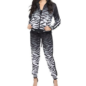 Breathable Casual Wear Latest Designs Hot Sale Custom Logo color Sublimation <b>Tracksuit</b> New Fashion Ladies Custom Sublimation - Product Image 4