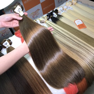 Extensions de cheveux Remy à prix avantageux, tissage droit, 8 à 34 pouces, double trame à la machine, pour les entreprises - Product Image 6
