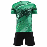 Tenue de football personnalisée de haute qualité, écologique, 100% polyester, manches courtes, pour équipe
