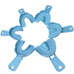 Juego de Bandejas para Impresiones Dentales Verde Claro, Superior e Inferior, de Plástico, Tamaños S, M, L, Herramienta de Odontología, Material de Laboratorio, CE - Product Image 6