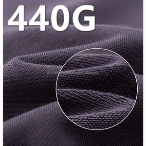 Sweat-shirt à capuche pour femme en molleton épais 440G, 80% coton, 20% polyester, faible MOQ, broderie personnalisée, sweat-shirt pour homme - Product Image 4