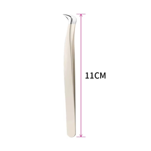 Nouvel ensemble de 4 pinces à épiler de précision pour extensions de cils en fibres, couleur personnalisée premium - Product Image 4