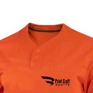 เสื้อเบสบอลสองกระดุม ผลิตจากวัสดุคุณภาพดีที่สุด สีตามสั่ง เสื้อเบสบอลสองกระดุมคุณภาพเยี่ยม - Product Image 4