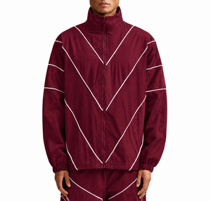 Custom <b>Men's</b> Nylon Windbreaker Tracksuit Zip <b>Jacket</b> and Pants Set OEM Sportswear Logo Water Resistant - Product Image 2