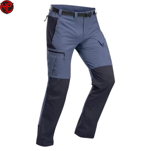 Pantalon de randonnée pour homme, doublé polaire, imperméable, respirant, pour trekking en plein air, avec genoux renforcés et plusieurs poches - Product Image 2