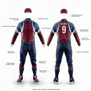 Durable Stitching Baseball Uniform Set Custom Men Women Youth Team Jersey Pants Lightweight Breathable Quick Dry Sports Uniform - Product Image 2