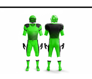 Maillot et pantalon de football américain sur mesure, vêtements d'équipe |   Ensemble de football avec maillot et pantalon |   Vêtements de sport en polyester respirant - Product Image 1