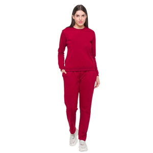 Ensemble de survêtement décontracté pour femmes avec capuche, 100% coton, de haute qualité, séchage rapide, respirant, taille élastique - Product Image 6