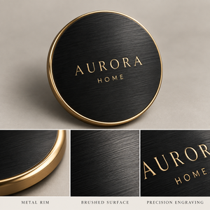 Placa Metálica Personalizada para Muebles con Logotipo y Nombre, Acabado Personalizado y Suministro del Fabricante para una Marca Premium - Product Image 5