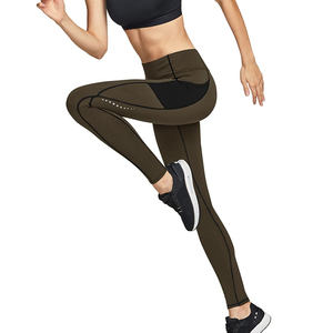 High Waist Seamless Women <b>Leggings</b> Full Length <b>With</b> <b>Pockets</b> Sporty Yoga Pants For Gym <b>Workout</b> Stretch Breathable Quick Dry - Product Image 6