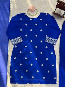 Conjunto Sharara de Georgette Sintético de Última Moda para Mujer, Elástico y Reversible, Ideal para Diwali/Bodas - Product Image 6