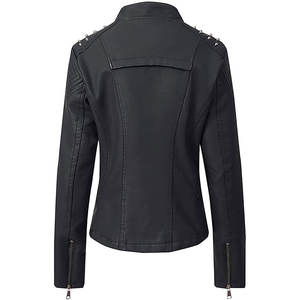 Chaqueta de Motociclista de Cuero Genuino para Mujer de Primera Calidad – Diseño Casual Personalizado OEM por Fabricante de Sialkot - Product Image 6