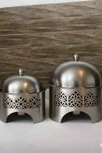 Décoration de luxe islamique pour le Ramadan, en acier inoxydable, 33 cm, noir et or, design mosquée, pour l'Aïd, la décoration de la maison du Moyen-Orient, les hôtels, les mariages et les événements - Product Image 4