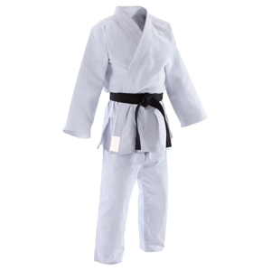 Traje Deportivo Profesional de Karate y Kungfu Negro con Diseño de Cuadros Grandes para Artes Marciales - Karate Profesional - Product Image 3