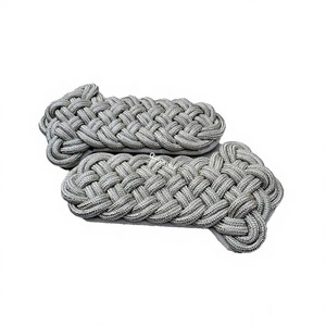สายสะพายไหล่ถักสีเงิน – อุปกรณ์ตกแต่งเครื่องแบบอย่างเป็นทางการ - Product Image 6