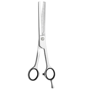 Tijeras Profesionales de Acero Inoxidable Ligeras, Negras y Rojas, con Punta Afilada, para Estilizar el Cabello, para Salón de Belleza, para Cortar y Entresacar Cabello - Product Image 5