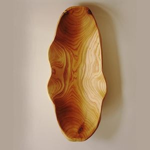 Decorative Natural Wood Fruit Salad Serving Dish Rustic Food Serving Plate for <b>Kitchen</b> Dining <b>Table</b> Centerpiece - Product Image 5