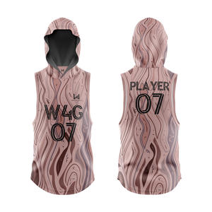 Camisetas Personalizadas de Fútbol Americano 7V7 sin Mangas con Capucha, Impresión por Transferencia de Calor, Tela Antibacteriana, Transpirable y de Secado Rápido - Product Image 6