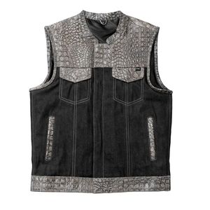 Chaleco de Cuero Estilo Biker - Product Image 1