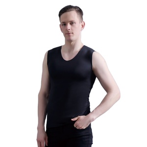 Débardeur d'entraînement en gros pour hommes de couleur noire respirant Singulet de gymnastique personnalisé Singulet de course pour adulte - Product Image 1