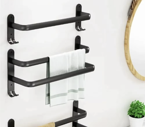 Toallero de Baño de Aluminio Multicapa OEM/ODM de Vietnam, Estante Organizador de Pared Engrosado - Product Image 4