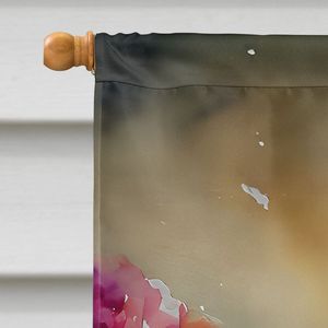 ธงบ้านนกฮูกหลากสีโพลีเอสเตอร์ขนาดใหญ่สำหรับแขวนผนัง - Product Image 3